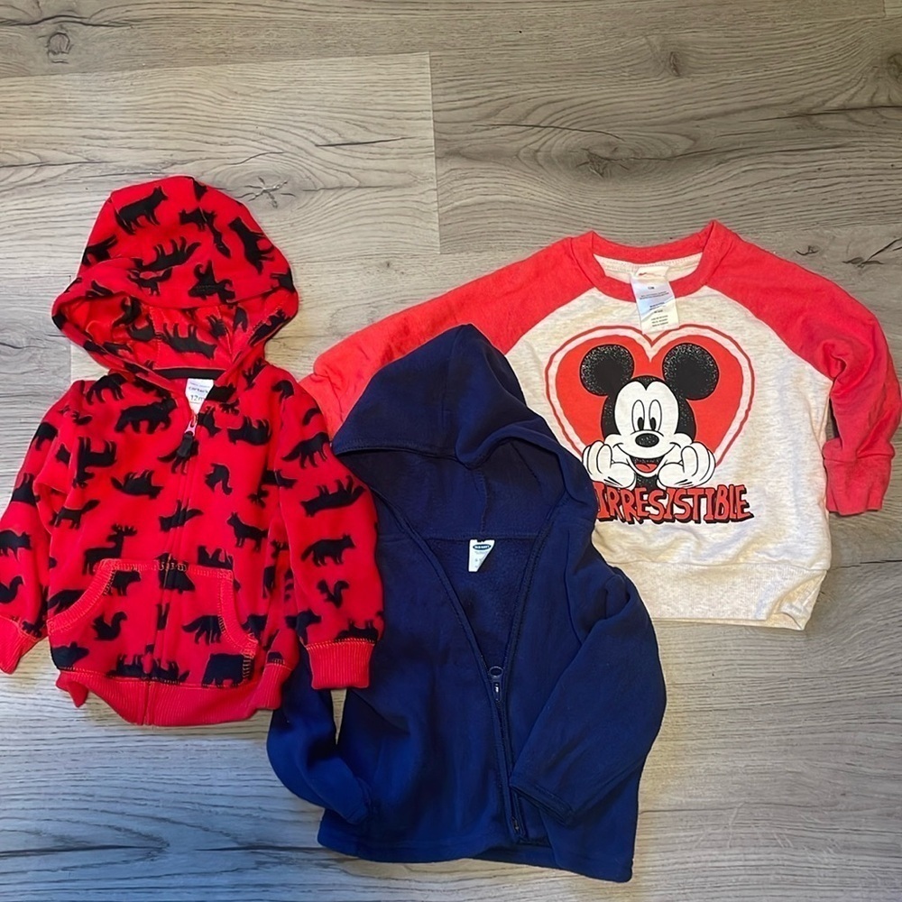 12 month sweatshirt bundle